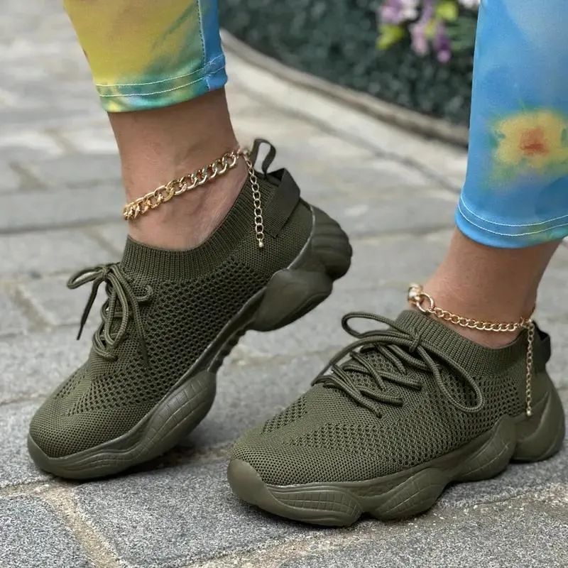 Women's Breathable Knit Sneakers