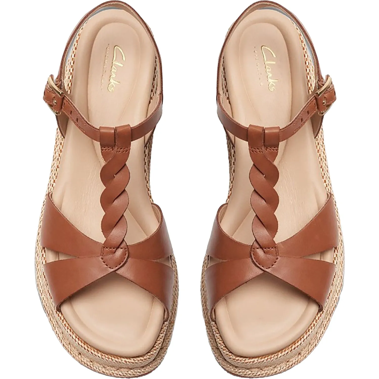 Women's Clarks Kimmei Twist Tan Leather