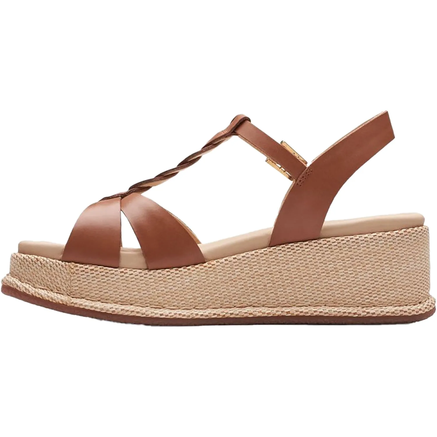 Women's Clarks Kimmei Twist Tan Leather